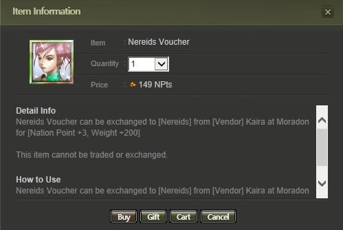 Nereids Voucher